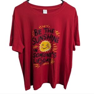 Graphic T-Shirt XXL Red Sunshine Unisex NEW W-392